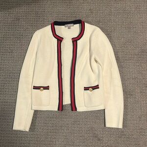 J crew cream lady jacket